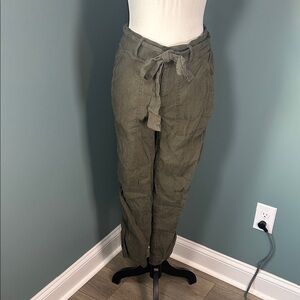 Lou & Grey Olive Straight Leg Pants
